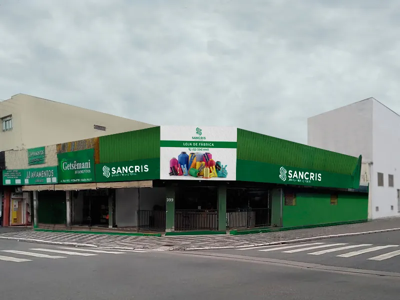 Tienda fábrica SANCRIS en Goiânia, Goiás. Tienda de hilos y cierres con altos estándares de calidad, entrega rápida y servicio puntual.